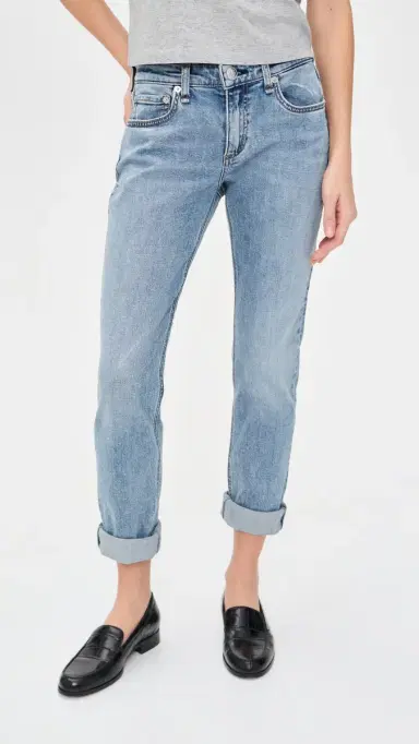rag & bone Dre Slim Boyfriend Jeans Redwood 34 | Thumbnail 2