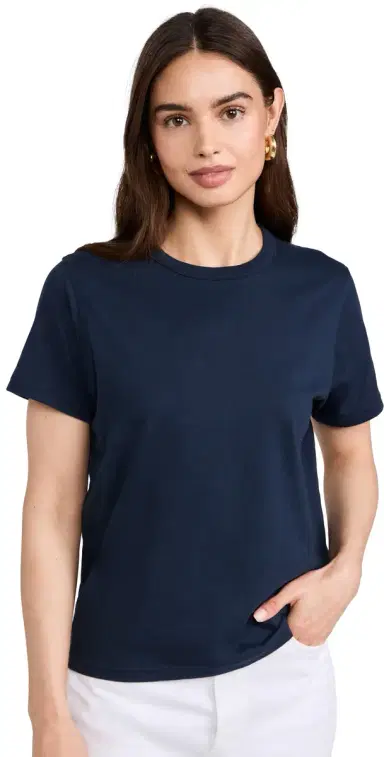 Sold Out NYC The Iconically Soft Perfect Tee in Navy Navy | Thumbnail 1