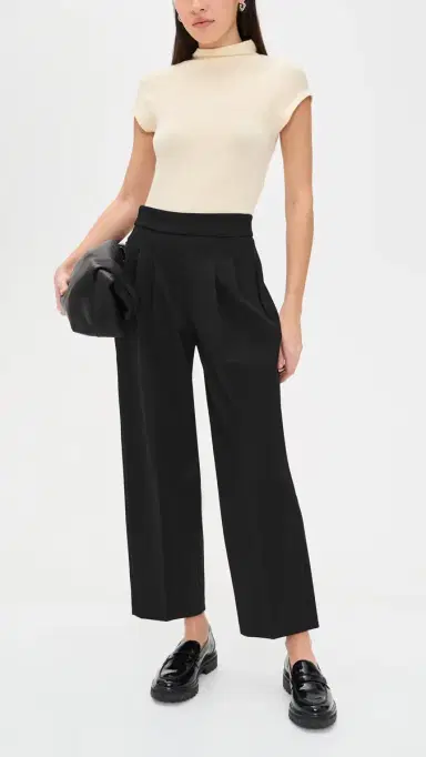 Spanx Ponte Pleated Ankle Pants Classic Black S | Thumbnail 5 Spanx Ponte Pleated Ankle Pants Classic Black S | Thumbnail 5