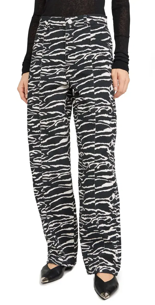 Nara Jeans Black Whisper Zebra