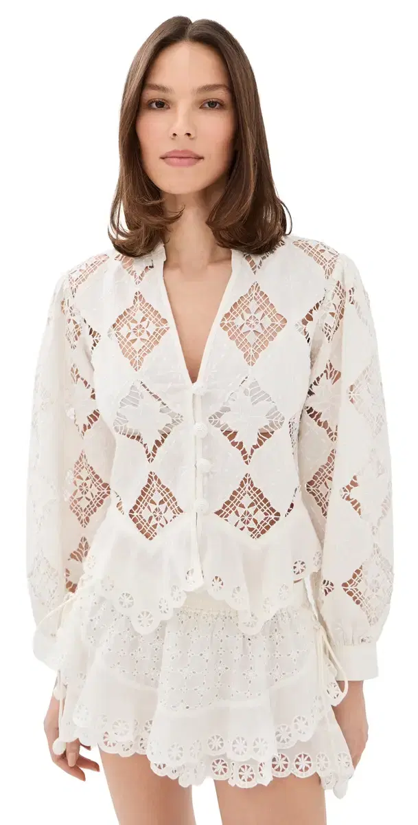 Nina Top White