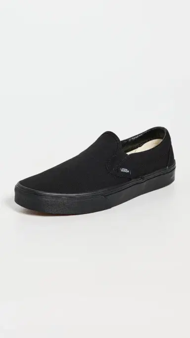 Vans Classic Slip On Unisex Sneakers Black/Black | Thumbnail 2