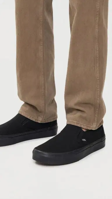 Vans Classic Slip On Unisex Sneakers Black/Black | Thumbnail 4
