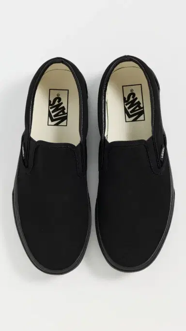 Vans Classic Slip On Unisex Sneakers Black/Black | Thumbnail 6