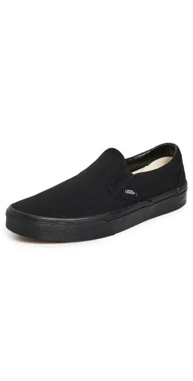 Vans Classic Slip On Unisex Sneakers Black/Black | Thumbnail 1