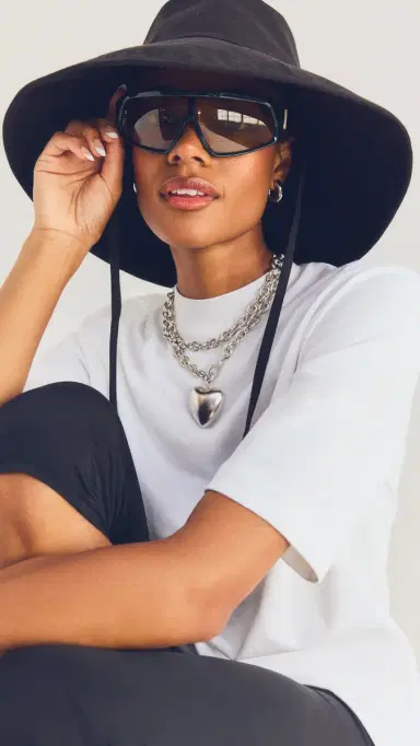Lack Of Color Holiday Canvas Bucket Hat Black | Thumbnail 3