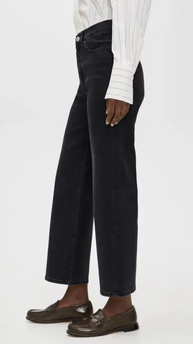 DL1961 Karmine Refined Wide Leg High Rise Jeans Nightshade (Vintage) 28 | Thumbnail 4 DL1961 Karmine Refined Wide Leg High Rise Jeans Nightshade (Vintage) 28 | Thumbnail 4