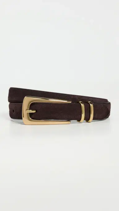 Madewell Elongated Buckle Belt Coffee Bean L | Thumbnail 2