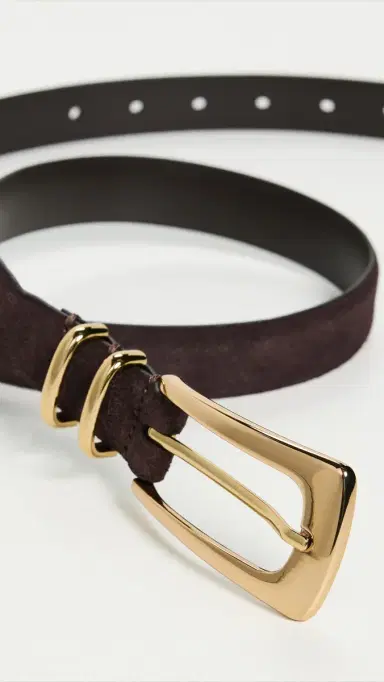 Madewell Elongated Buckle Belt Coffee Bean L | Thumbnail 5