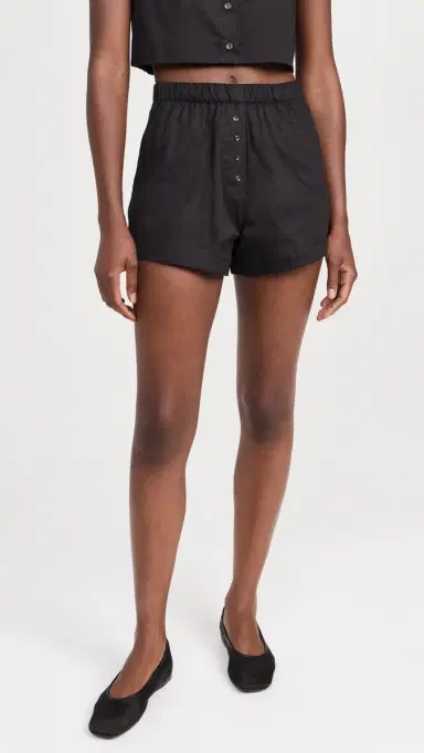 LESET Yoko Boxer Shorts Black L | Thumbnail 2