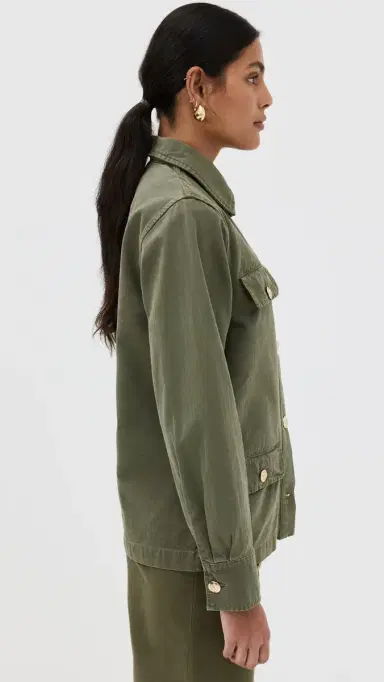 ANINE BING Corey Barn Jacket Army Green | Thumbnail 4 ANINE BING Corey Barn Jacket Army Green | Thumbnail 4