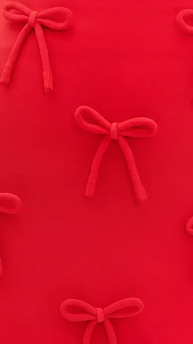 English Factory Bow Detailed Mini Skirt Red | Thumbnail 6
