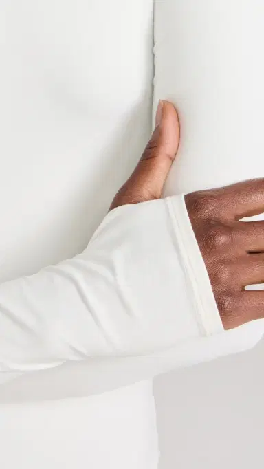 Splits59 Airweight Lite Long Sleeve Waist Length Tee White L | Thumbnail 6 Splits59 Airweight Lite Long Sleeve Waist Length Tee White L | Thumbnail 6
