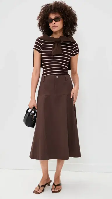 Vince Utility Full Skirt Willow 0 | Thumbnail 5