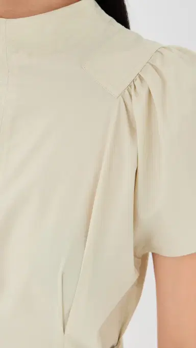 3.1 Phillip Lim Puff Sleeve Poplin Flare Dress Stone 4 | Thumbnail 6 3.1 Phillip Lim Puff Sleeve Poplin Flare Dress Stone 4 | Thumbnail 6