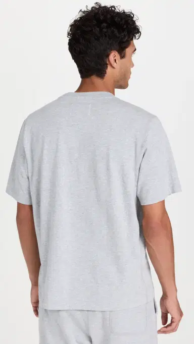 Reigning Champ Midweight Jersey OG T-Shirt Heather Grey | Thumbnail 3