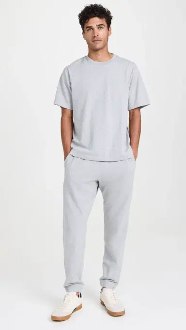 Reigning Champ Midweight Jersey OG T-Shirt Heather Grey | Thumbnail 5