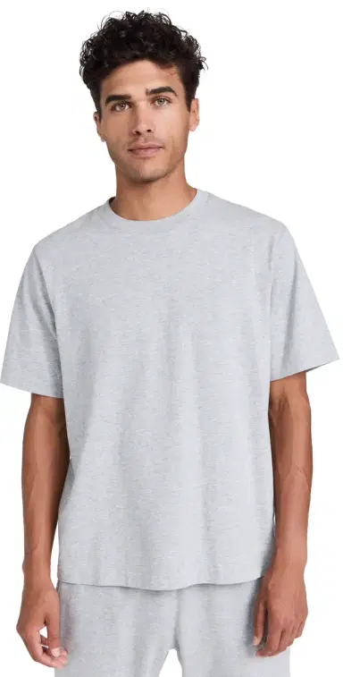 Reigning Champ Midweight Jersey OG T-Shirt Heather Grey | Thumbnail 1