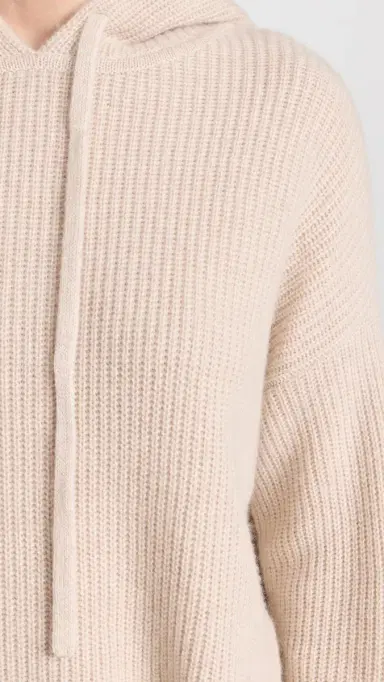 Jenni Kayne Cashmere Fisherman Hoodie Oatmeal M | Thumbnail 6 Jenni Kayne Cashmere Fisherman Hoodie Oatmeal M | Thumbnail 6