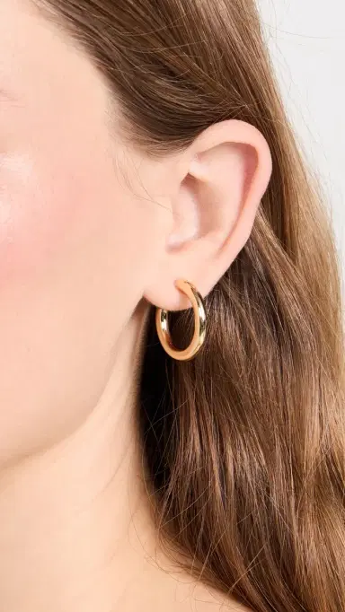 Gorjana Carter Small Hoops | Thumbnail 3 Gorjana Carter Small Hoops | Thumbnail 3