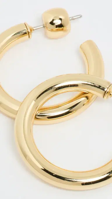 Gorjana Carter Small Hoops | Thumbnail 4 Gorjana Carter Small Hoops | Thumbnail 4
