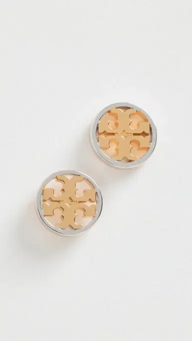 Tory Burch Icon Circle Stud Earrings | Thumbnail 2