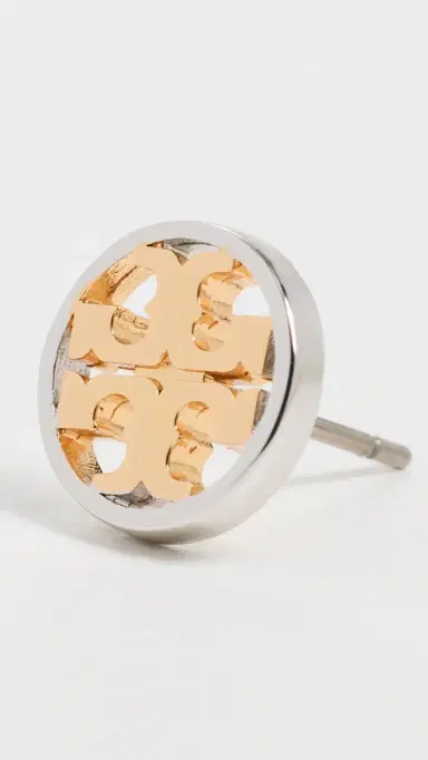 Tory Burch Icon Circle Stud Earrings | Thumbnail 4
