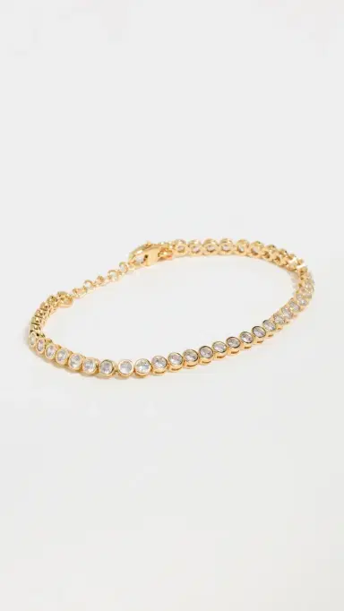 Madewell The Tennis Collection Bezel Set Crystal Bracelet | Thumbnail 2