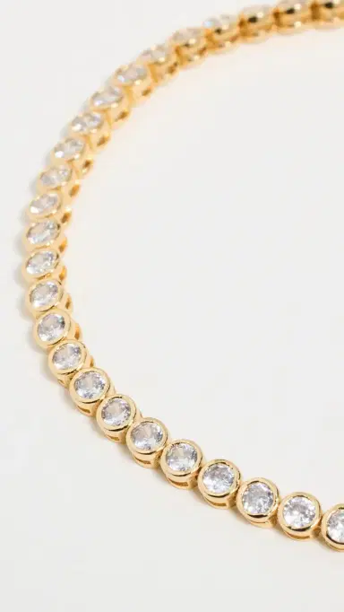 Madewell The Tennis Collection Bezel Set Crystal Bracelet | Thumbnail 4