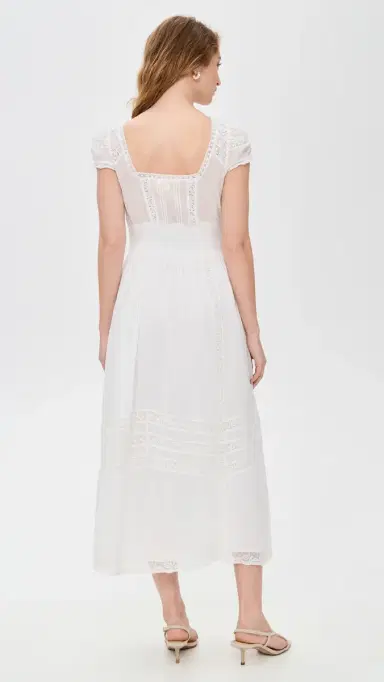 LoveShackFancy Suvi Dress White | Thumbnail 3 LoveShackFancy Suvi Dress White | Thumbnail 3