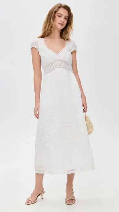 LoveShackFancy Suvi Dress White XS | Thumbnail 5 LoveShackFancy Suvi Dress White XS | Thumbnail 5