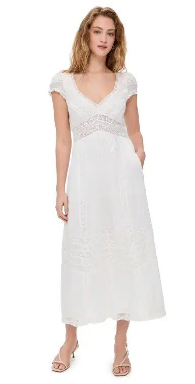LoveShackFancy Suvi Dress White XS | Thumbnail 1 LoveShackFancy Suvi Dress White XS | Thumbnail 1