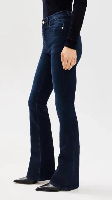 DL1961 Bridget Bootcut High Rise Instasculpt Jeans Mediterranean (Performance) 31 | Thumbnail 4