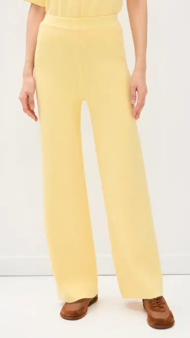 English Factory Knit Pants Butter Yellow | Thumbnail 2 English Factory Knit Pants Butter Yellow | Thumbnail 2