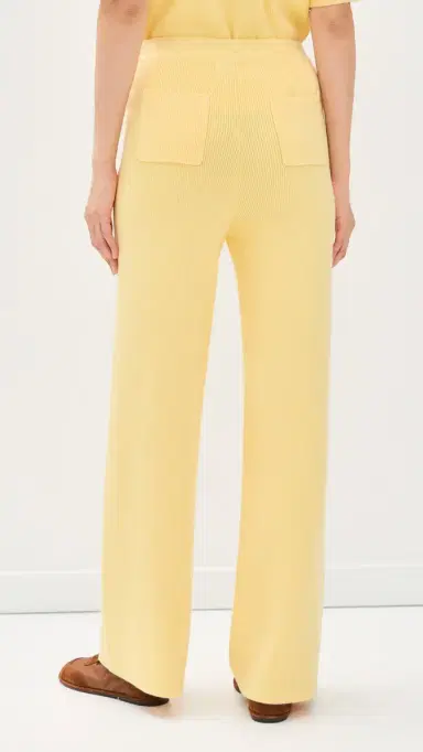 English Factory Knit Pants Butter Yellow | Thumbnail 3 English Factory Knit Pants Butter Yellow | Thumbnail 3