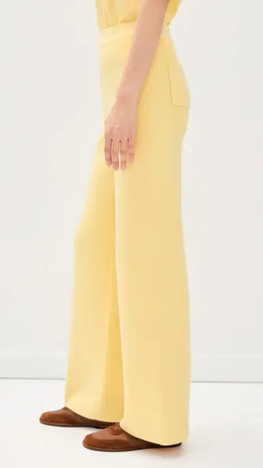 English Factory Knit Pants Butter Yellow | Thumbnail 4 English Factory Knit Pants Butter Yellow | Thumbnail 4
