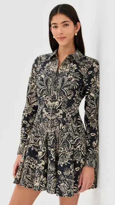 Ulla Johnson Taliah Dress Noir Flora | Thumbnail 2 Ulla Johnson Taliah Dress Noir Flora | Thumbnail 2
