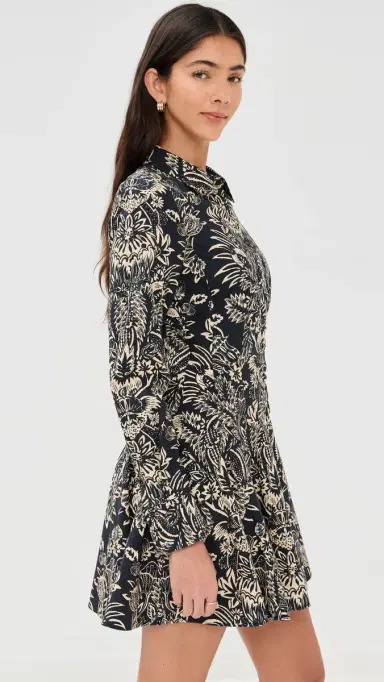 Ulla Johnson Taliah Dress Noir Flora | Thumbnail 4 Ulla Johnson Taliah Dress Noir Flora | Thumbnail 4