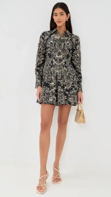 Ulla Johnson Taliah Dress Noir Flora | Thumbnail 5 Ulla Johnson Taliah Dress Noir Flora | Thumbnail 5