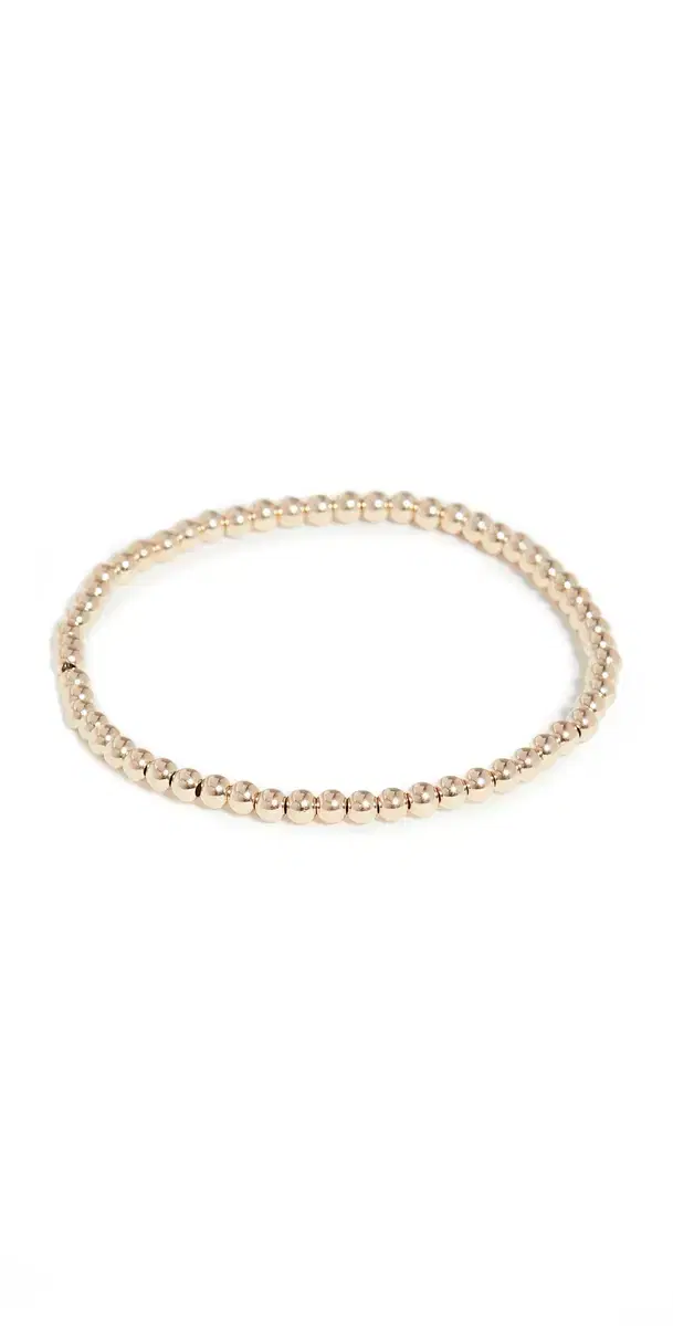 Alexa Leigh 3mm Gold Bracelet Yellow Gold One Size