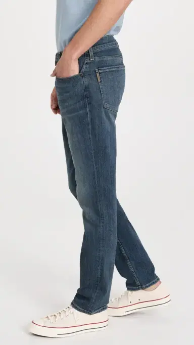 PAIGE Federal Transcend Slim Straight Jeans Birch | Thumbnail 4 PAIGE Federal Transcend Slim Straight Jeans Birch | Thumbnail 4