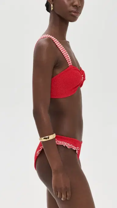 Hunza G Loretta Bikini Set Red/Red One Size | Thumbnail 4
