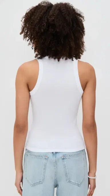 COTTON CITIZEN Verona U Neck Tank White M | Thumbnail 3
