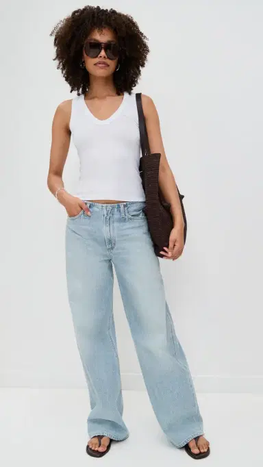 COTTON CITIZEN Verona U Neck Tank White M | Thumbnail 5