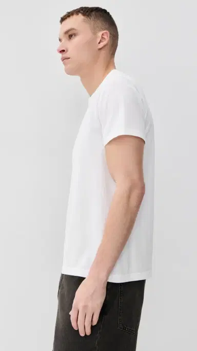 Citizens of Humanity Everyday Cotton Tee White S | Thumbnail 4 Citizens of Humanity Everyday Cotton Tee White S | Thumbnail 4