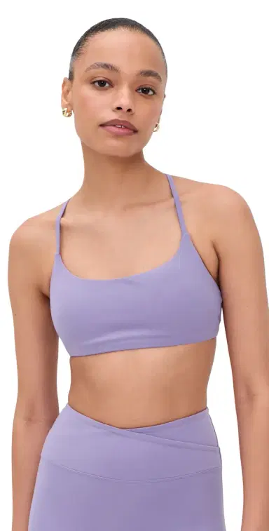Year of Ours Studio Cross Back Bra Grape | Thumbnail 1 Year of Ours Studio Cross Back Bra Grape | Thumbnail 1