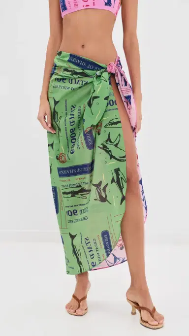 Staud Inlet Sarong Parcel Print | Thumbnail 2 Staud Inlet Sarong Parcel Print | Thumbnail 2