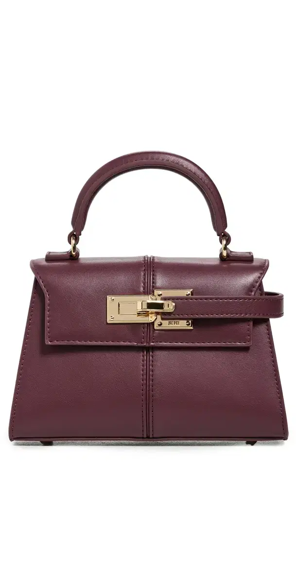 Elise Top Handle Bag Deep Burgundy One Size