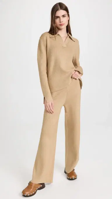 English Factory Polo Collar Knit Sweater Camel | Thumbnail 5 English Factory Polo Collar Knit Sweater Camel | Thumbnail 5