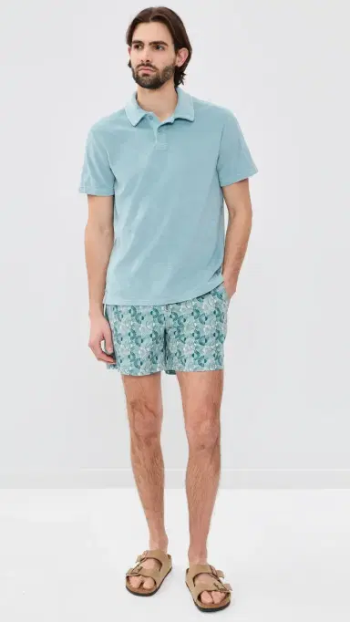 Fair Harbor The Bungalow Swim Trunks 5 Bay Blue Sunburst | Thumbnail 5 Fair Harbor The Bungalow Swim Trunks 5 Bay Blue Sunburst | Thumbnail 5